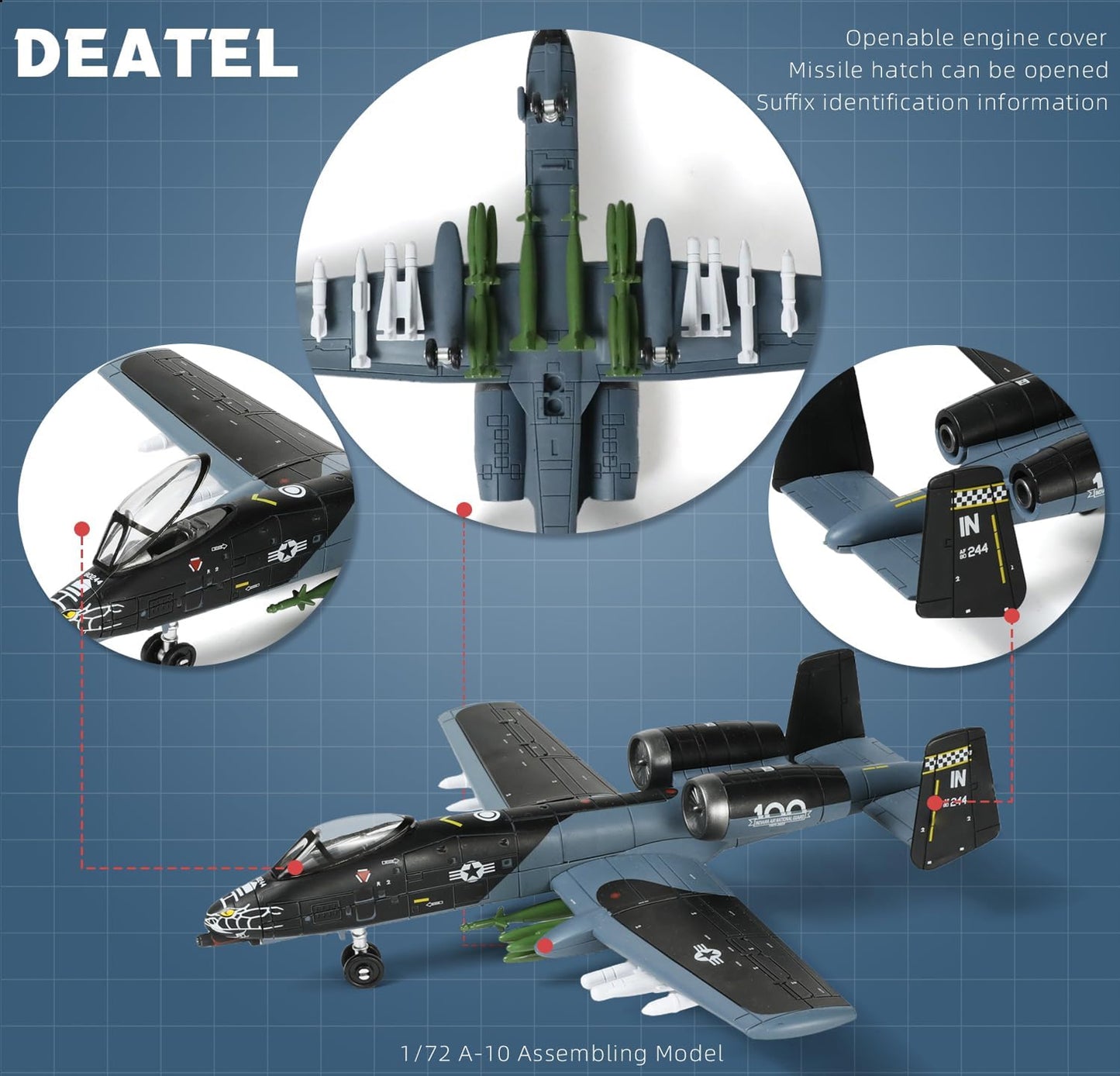 A-10 Thunderbolt Blacksnake | Escala 1:72